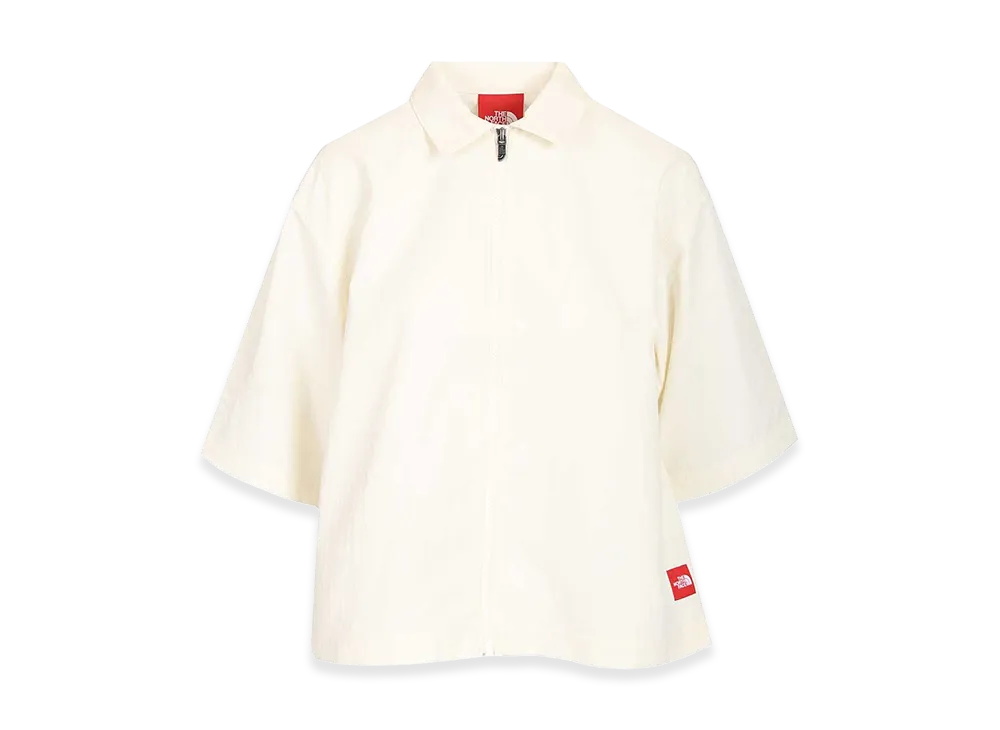 The North Face Women's Box Nylon Shirt "Red/White"
