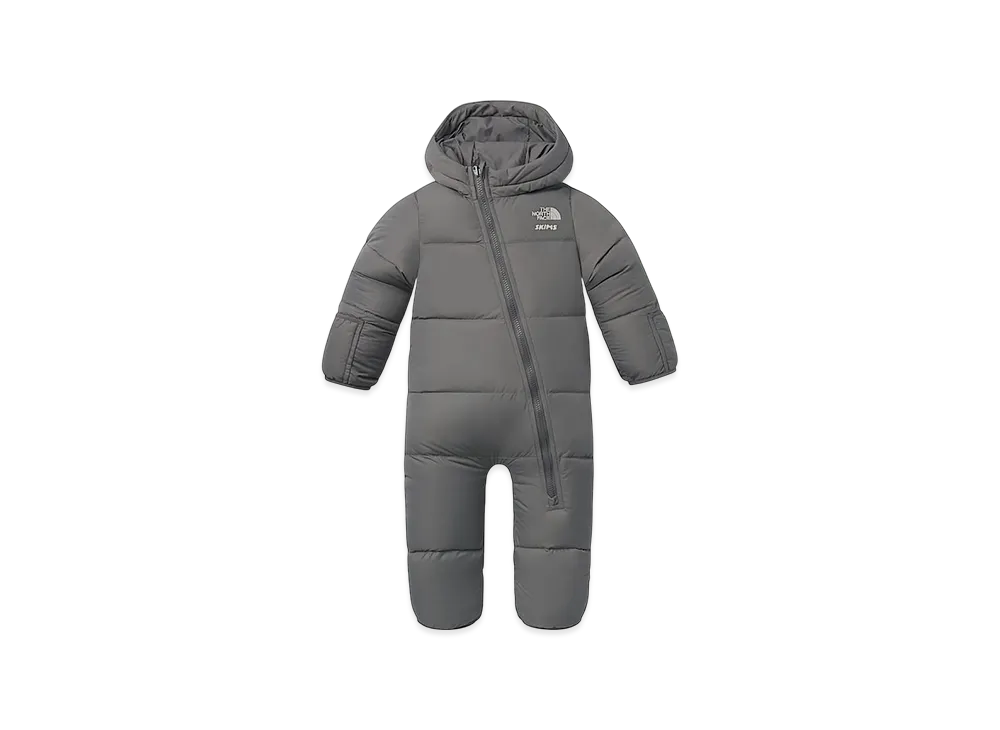 The North Face x SKIMS Baby 1996 Nuptse One-Piece "SK Gunmetal"