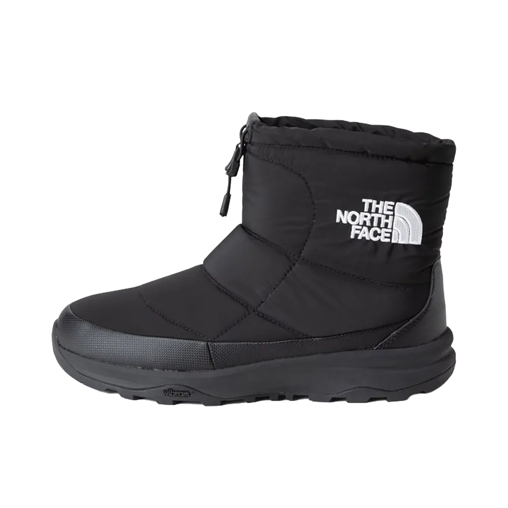 The North Face Nuptse Bootie Logo Short Waterproof Arctic Grip "TNF Black/TNF Black"