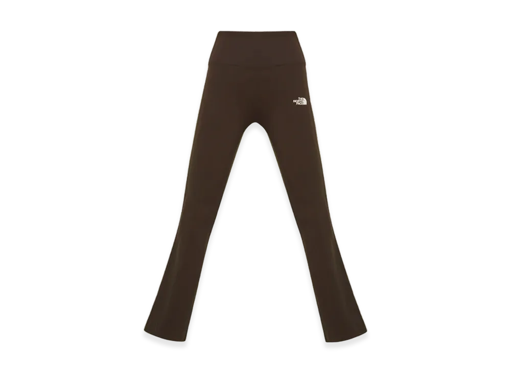 The North Face White Label Flare Leggings (W) "Dark Brown"