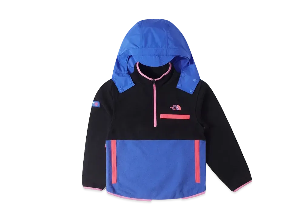 The North Face x CLOT Teen 2 in 1 Hooded Fleece Top "Black"