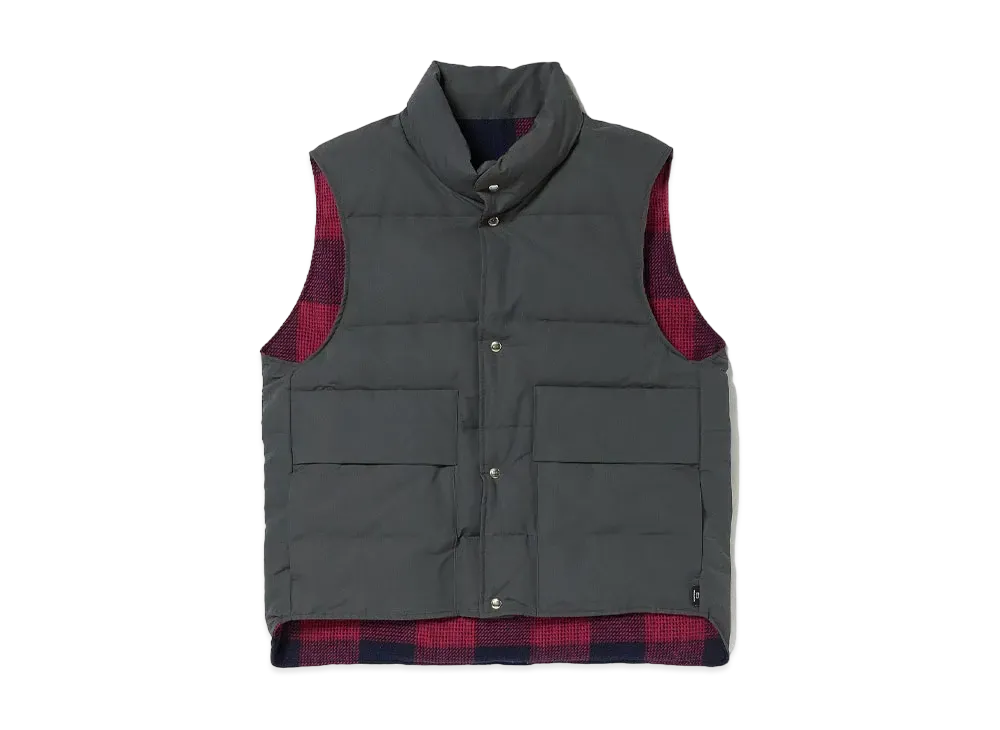 N.HOOLYWOOD Down Vest "Charcoal"