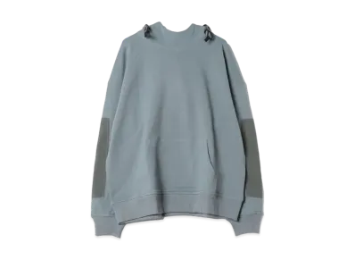 N.HOOLYWOOD Mock Neck Hoodie "Charcoal"