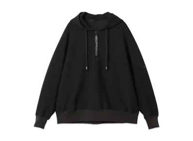 N.HOOLYWOOD Half Zip Hoodie Hoodie "Black"