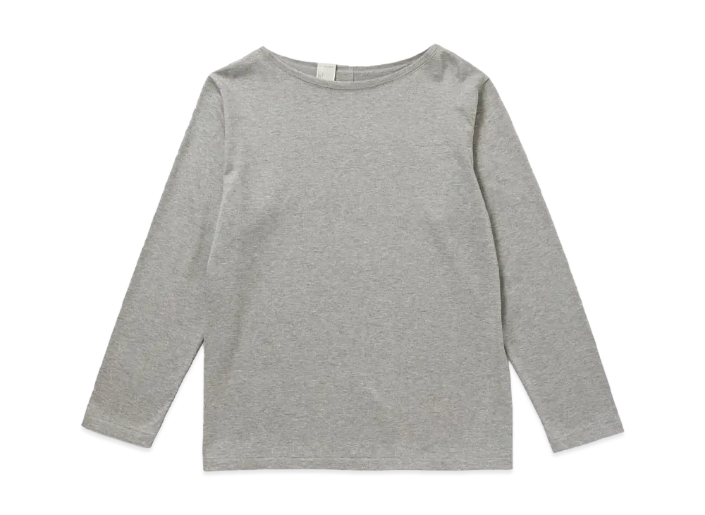 N.HOOLYWOOD Boat Neck Long Sleeve "Top Gray"