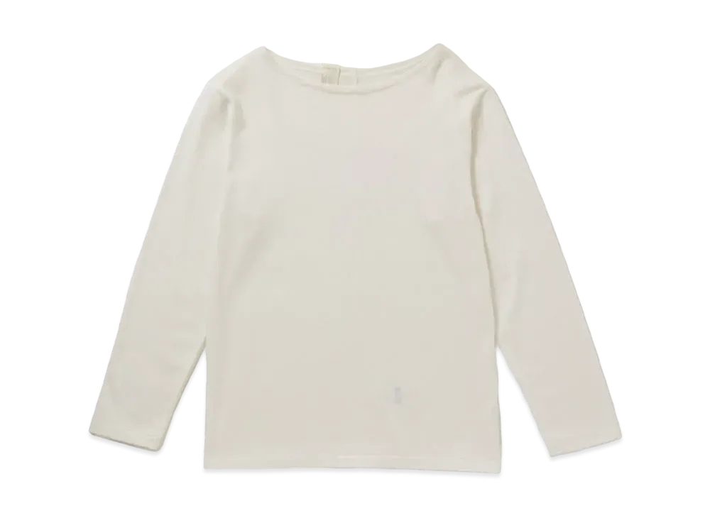 N.HOOLYWOOD Boat Neck Long Sleeve "White"