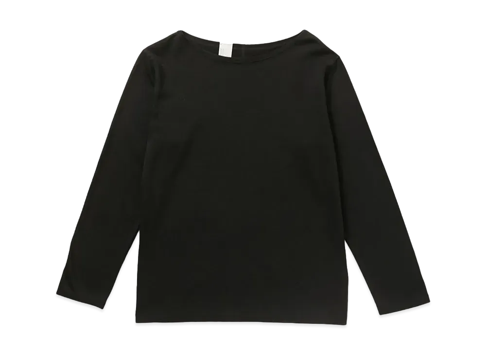 N.HOOLYWOOD Boat Neck Long Sleeve "Black"