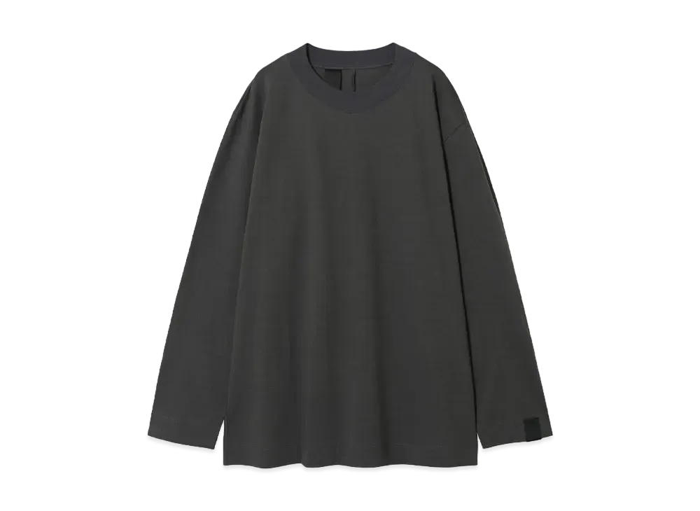 N.HOOLYWOOD Mock Neck Long Sleeve "Charcoal"
