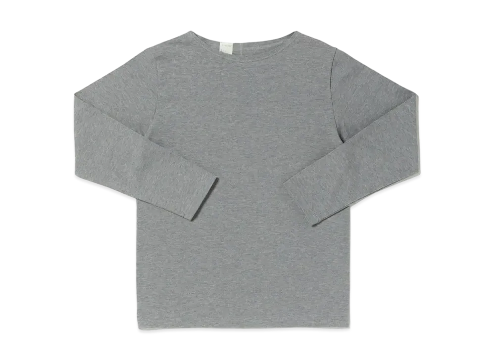 N.HOOLYWOOD Boat Neck Long Sleeve "Top Gray"