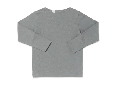 N.HOOLYWOOD Boat Neck Long Sleeve "Top Gray"