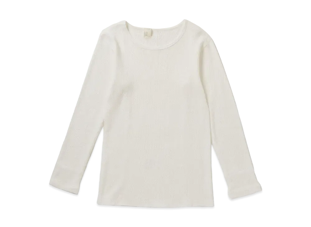 N.HOOLYWOOD Thermal Long Sleeve "White"