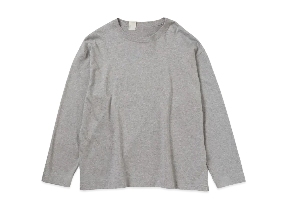 N.HOOLYWOOD Crew Neck Long Sleeve "Top Gray"
