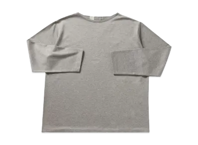 N.HOOLYWOOD Boat Neck Long Sleeve "Top Gray"
