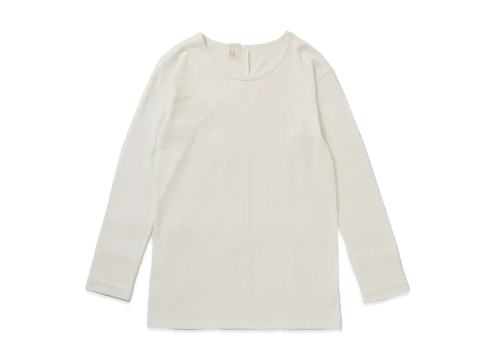 N.HOOLYWOOD Crew Neck Long Sleeve Shirt "White"