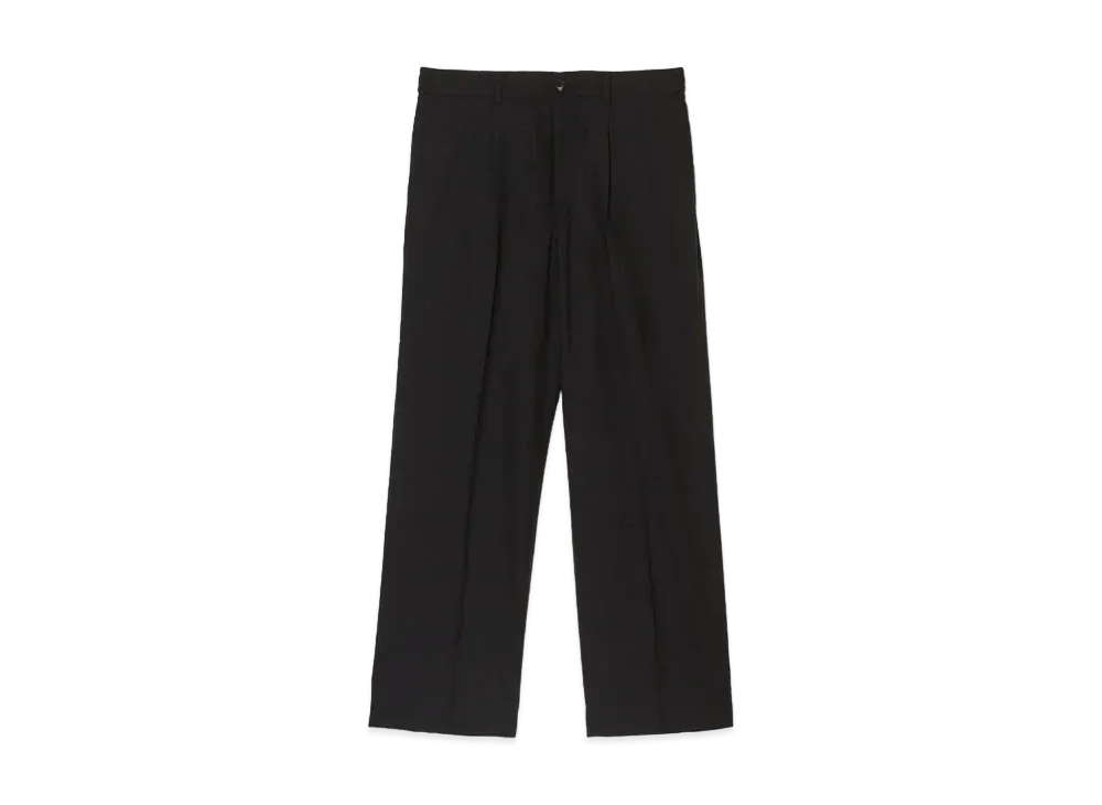 N.HOOLYWOOD Wide Tapered Easy Slacks "Black"