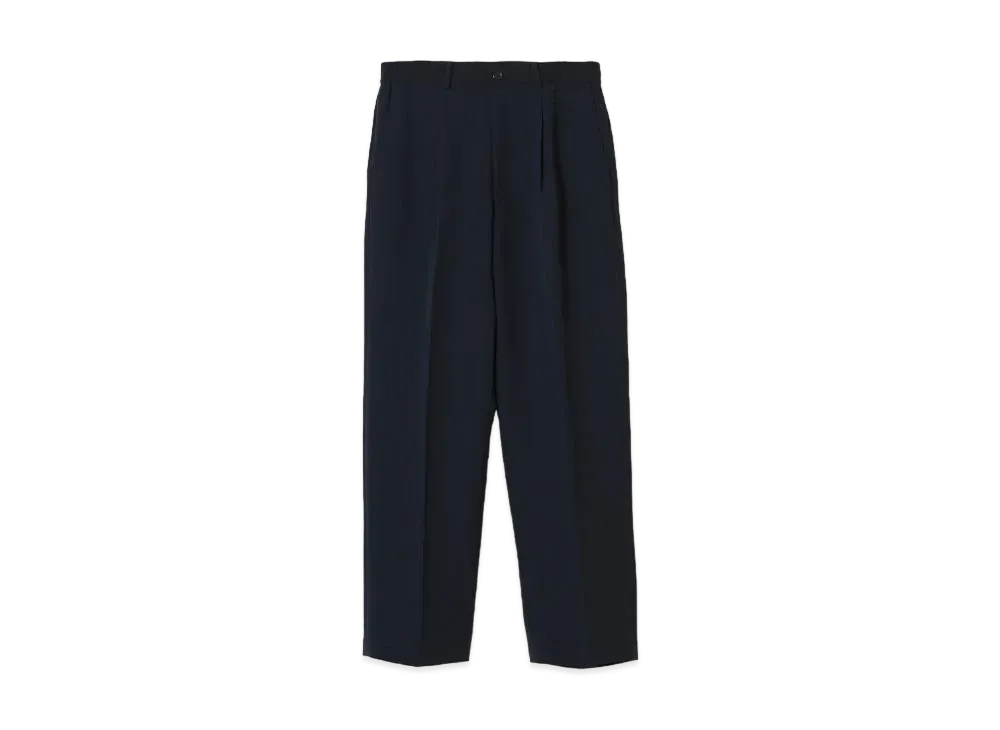 N.HOOLYWOOD Wide Tapered Easy Slacks "Navy"