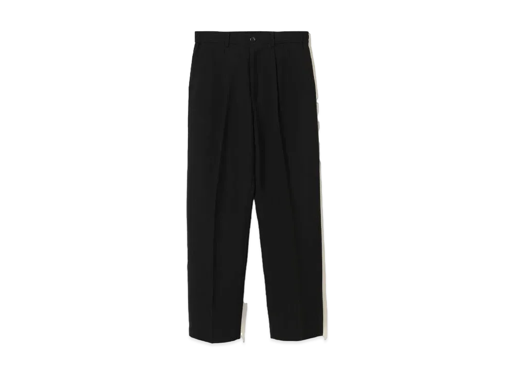 N.HOOLYWOOD Wide Tapered Easy Slacks "Black"