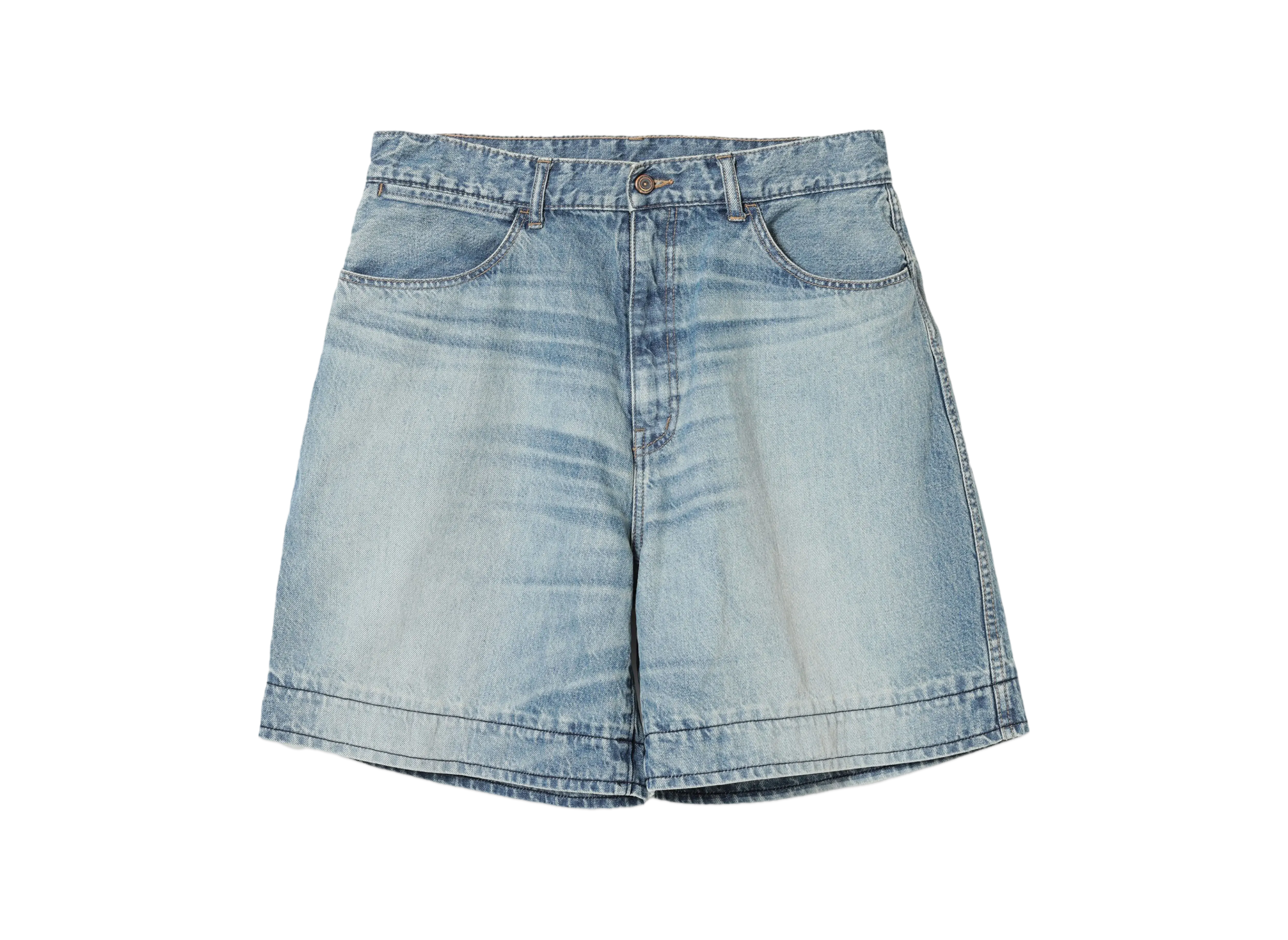 N.HOOLYWOOD Denim Half Pants "Blue"