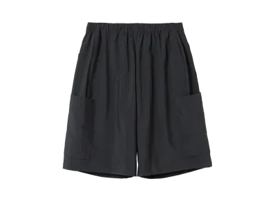 N.HOOLYWOOD Wide Half Pants "Black"