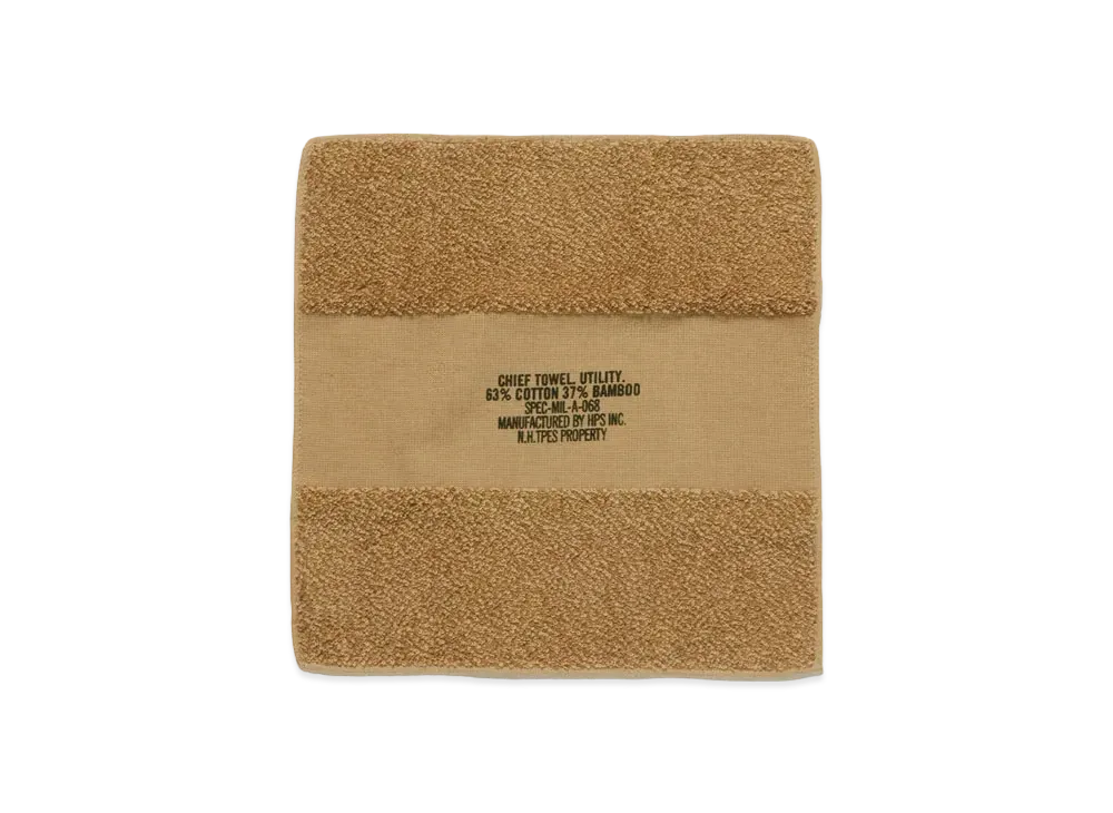 N.HOOLYWOOD Test Product Exchange Servise x Hippopotamus Hand Towel "Beige"