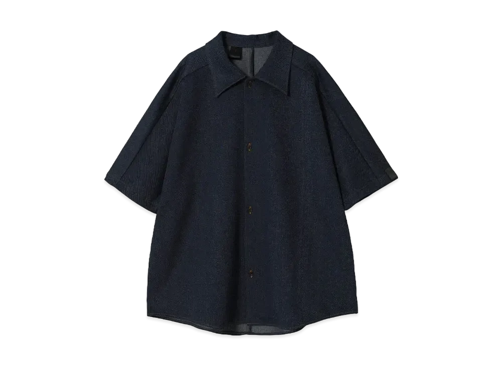 N.HOOLYWOOD Half Sleeve Big Shirt "Navy"