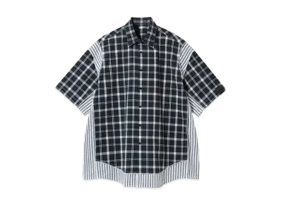 N.HOOLYWOOD Half Sleeve Shirt "Navy"