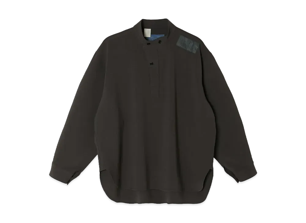 N.HOOLYWOOD Stand Collar Shirt "Charcoal"