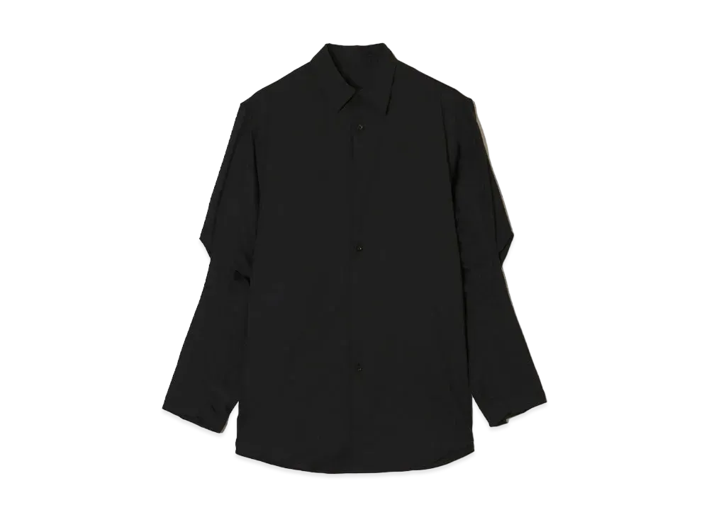 N.HOOLYWOOD Tucked Sleeve Shirt "Black"