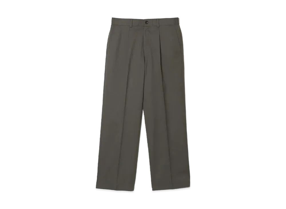 N.HOOLYWOOD Wide Tapered Easy Slacks "Gray"