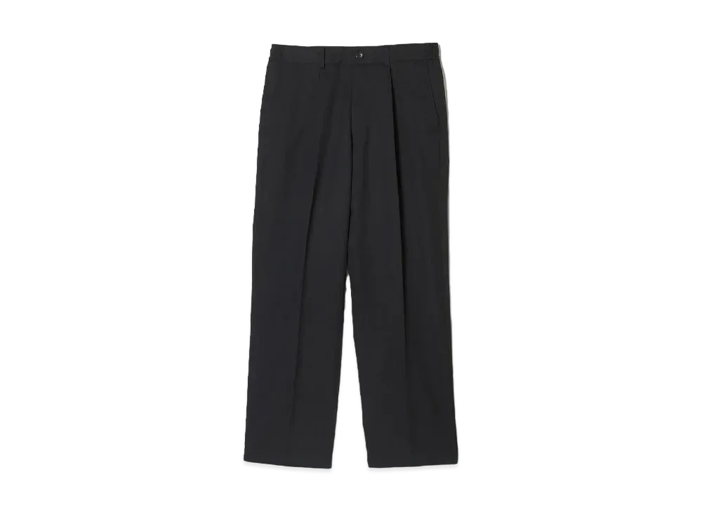 N.HOOLYWOOD Wide Tapered Easy Slacks "Black"