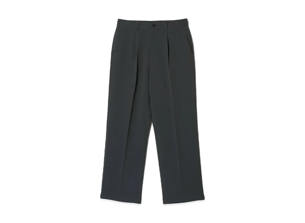N.HOOLYWOOD Wide Tapered Easy Slacks "Charcoal"