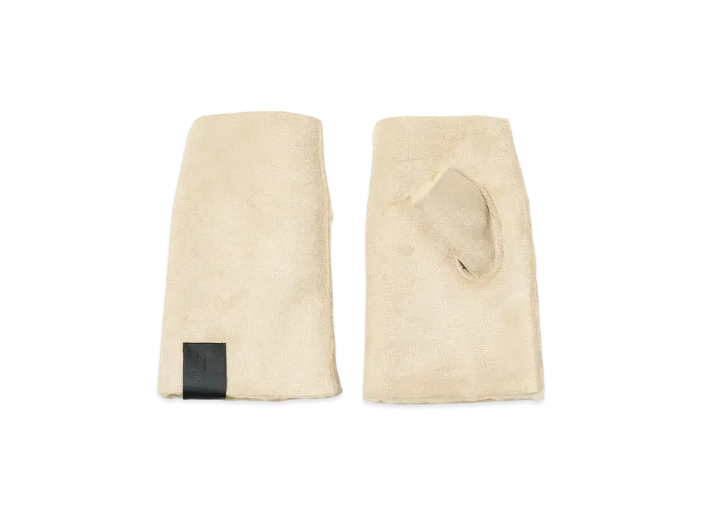 N.HOOLYWOOD Fingerless Gloves "Ivory"