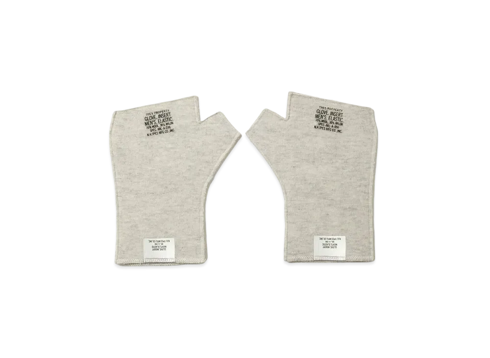 N.HOOLYWOOD Fingerless Gloves "Heather Grey"