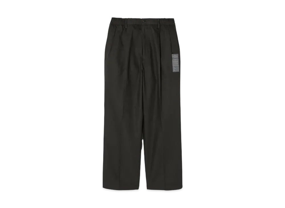 N.HOOLYWOOD Double Tuck Trousers "Charcoal"