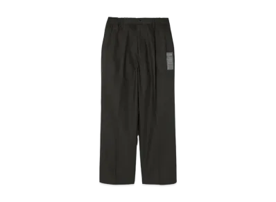 N.HOOLYWOOD Double Tuck Trousers "Charcoal"