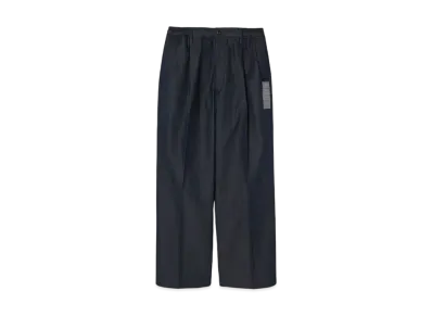 N.HOOLYWOOD Double Tuck Trousers "Navy"