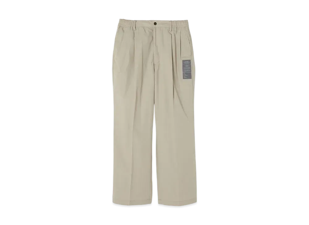N.HOOLYWOOD Double Tuck Trousers "Beige"
