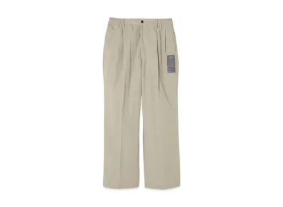 N.HOOLYWOOD Double Tuck Trousers "Beige"