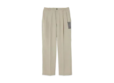 N.HOOLYWOOD Double Tuck Trousers "Beige"