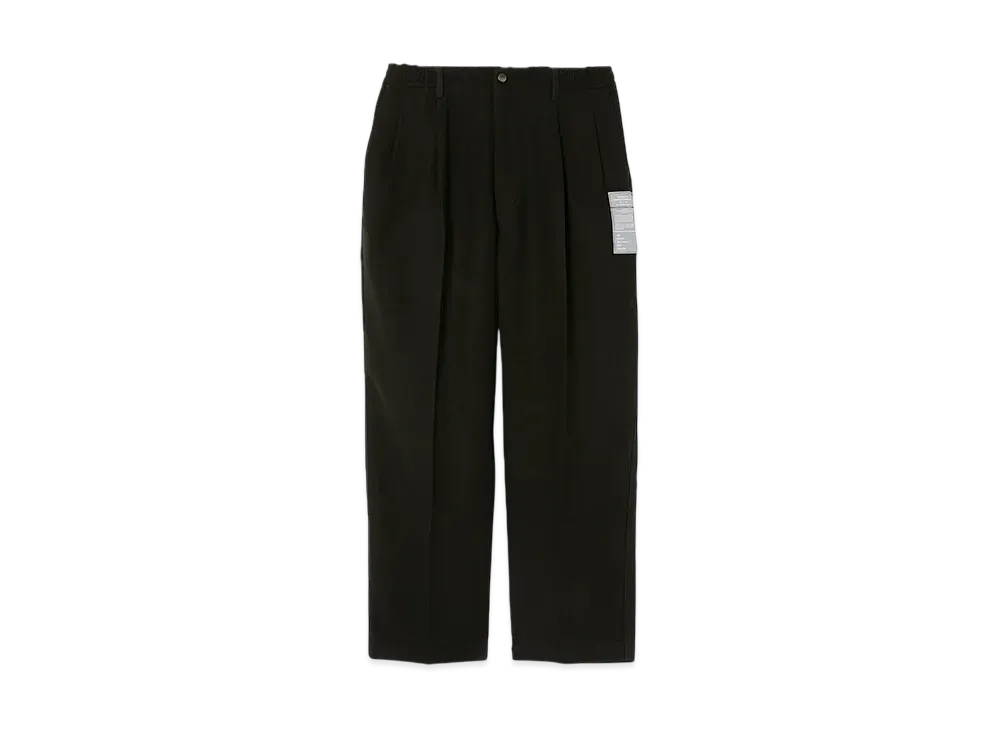 N.HOOLYWOOD Double Tuck Trousers "Black"