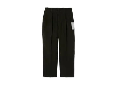 N.HOOLYWOOD Double Tuck Trousers "Black"