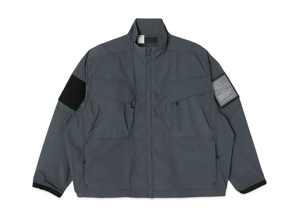 N.HOOLYWOOD Stand Collar Blouson "Charcoal"