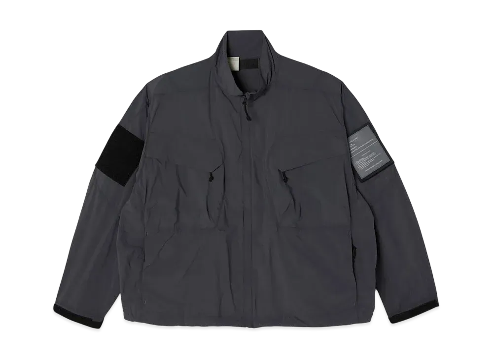 N.HOOLYWOOD Stand Collar Blouson "Charcoal"