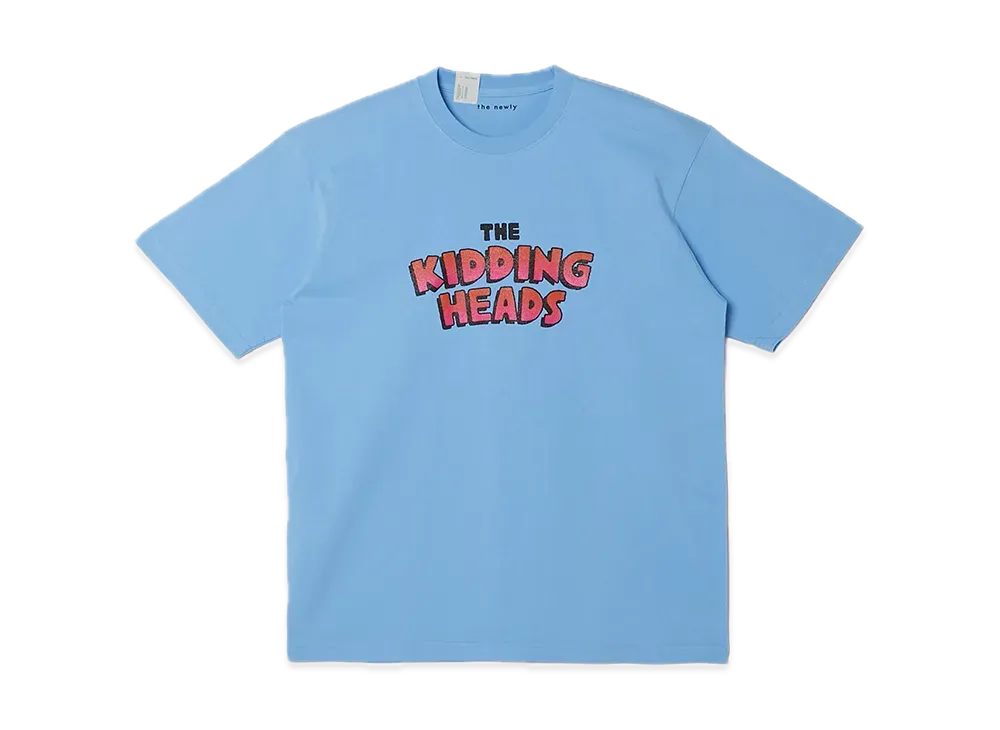 N.HOOLYWOOD x THE KIDDING HEADS Logo T-Shirt "Light Blue"