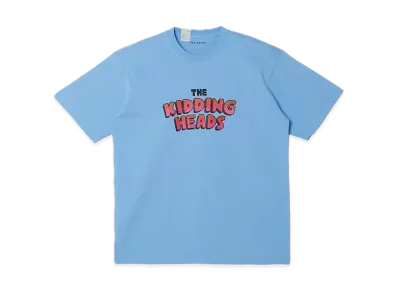 N.HOOLYWOOD x THE KIDDING HEADS Logo T-Shirt "Light Blue"