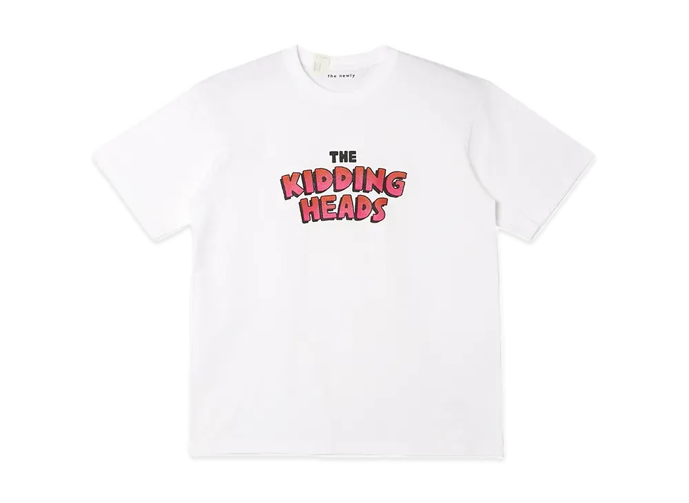 N.HOOLYWOOD x THE KIDDING HEADS Logo T-Shirt "White"