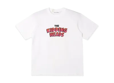 N.HOOLYWOOD x THE KIDDING HEADS Logo T-Shirt "White"