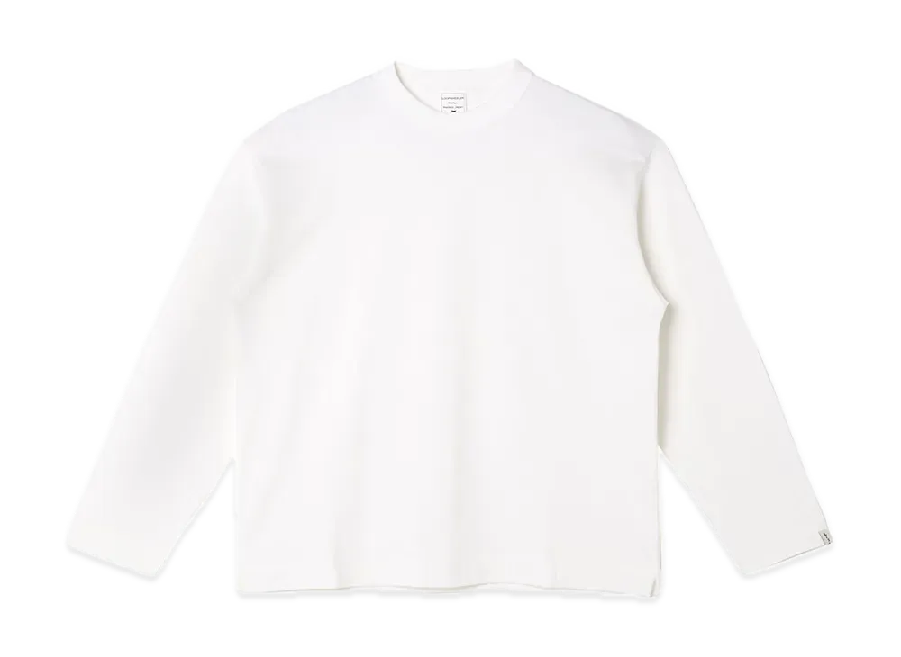 N.HOOLYWOOD x LOOPWHEELER Long Sleeve T-Shirt "White"
