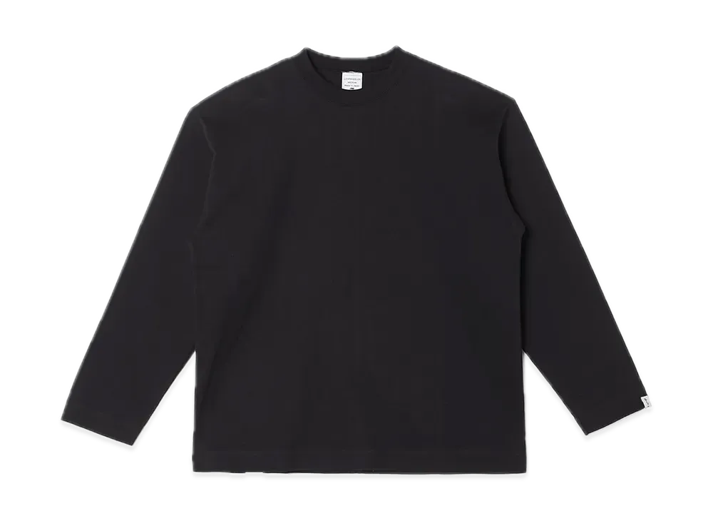 N.HOOLYWOOD x LOOPWHEELER Long Sleeve T-Shirt "Black"