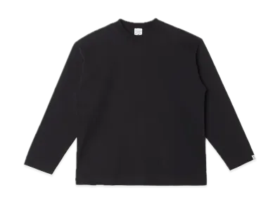 N.HOOLYWOOD x LOOPWHEELER Long Sleeve T-Shirt "Black"